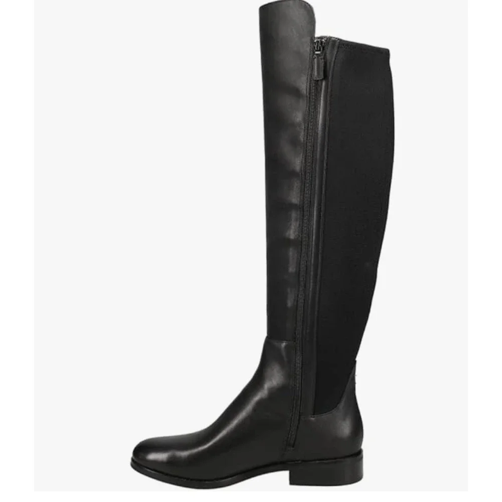 Cole Haan Isabelle Over the Knee Boots 7 Black NWOT Tall Riding Academia Capsule